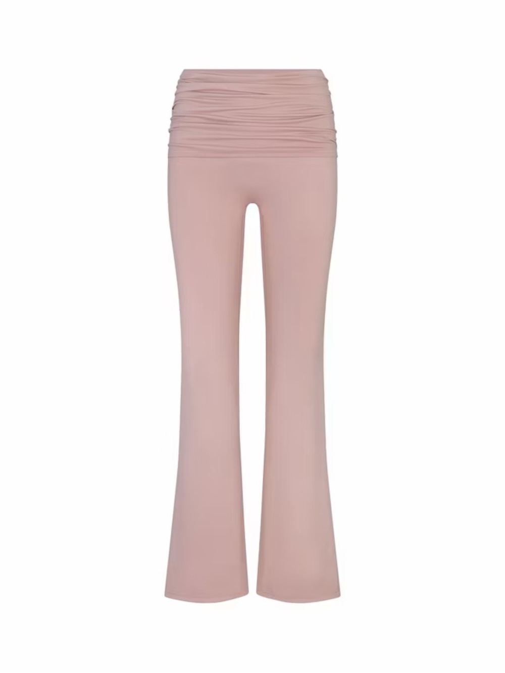 Nike x Skims Matte Foldover Slim Flare Legging In Himalayan - Picture 6 of 7